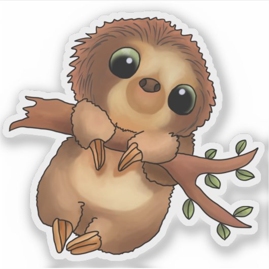 Faultier Sticker (Voorkant)