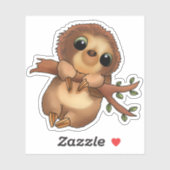 Faultier Sticker (Vel)