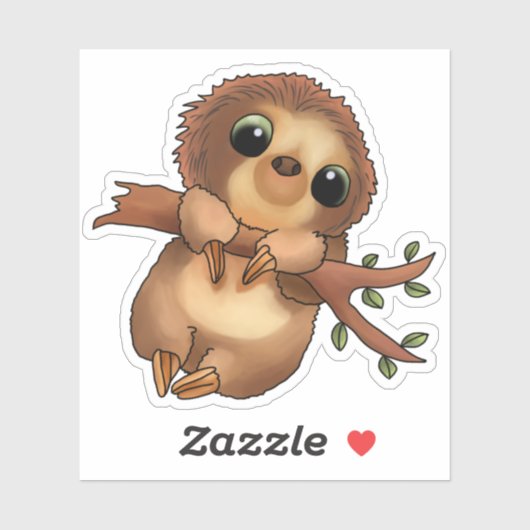 Faultier Sticker (Vel)