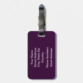 Faultline Apple Bagagelabel (Achterkant verticaal)