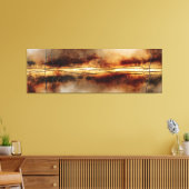 Faultline of Light Canvas Afdruk (Insitu (Woonkamer))