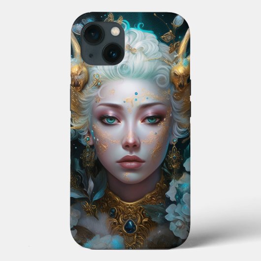 Faun Elf Vrouw Fantasy Kunst Case-Mate iPhone Case (Achterkant)