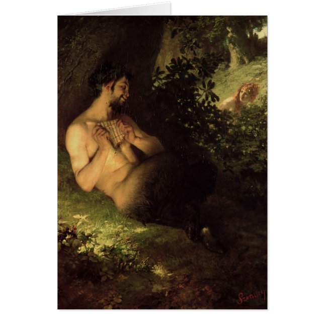 Faun en Nymph, 1868 (Voorkant)