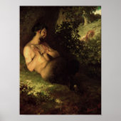 Faun en Nymph, 1868 Poster (Voorkant)