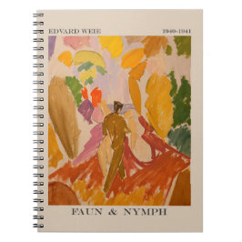 Faun en Nymph, 1941 door Edvard Weie Notitieboek