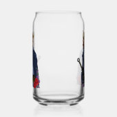 Faun Gehoornde Fae Fantasie Blikvorm Glas (Links)