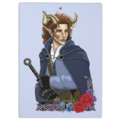 Faun Gehoornde Fae Fantasie Klembord (Achterkant)