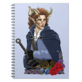 Faun Gehoornde Fae Fantasie  Notitieboek (Voorkant)