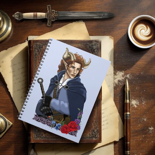Faun Gehoornde Fae Fantasie  Notitieboek