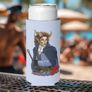 Faun Gehoornde Fae Fantasie Seltzer Blikjeskoeler