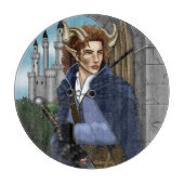 Faun Gehoornde Fae Fantasie Snijplank (Voorkant)