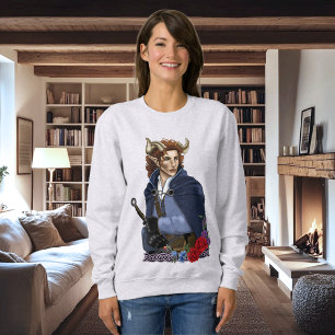 Faun Gehoornde Fae Fantasie Trui