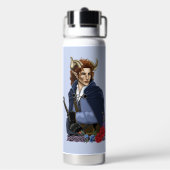 Faun Gehoornde Fae Fantasie  Waterfles (Achterkant)