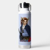 Faun Gehoornde Fae Fantasie  Waterfles (Voorkant)