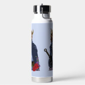 Faun Gehoornde Fae Fantasie  Waterfles (Links)