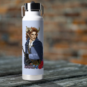 Faun Gehoornde Fae Fantasie  Waterfles