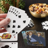 Faun Horned Fae Fantasy  Pokerkaarten (Insitu)