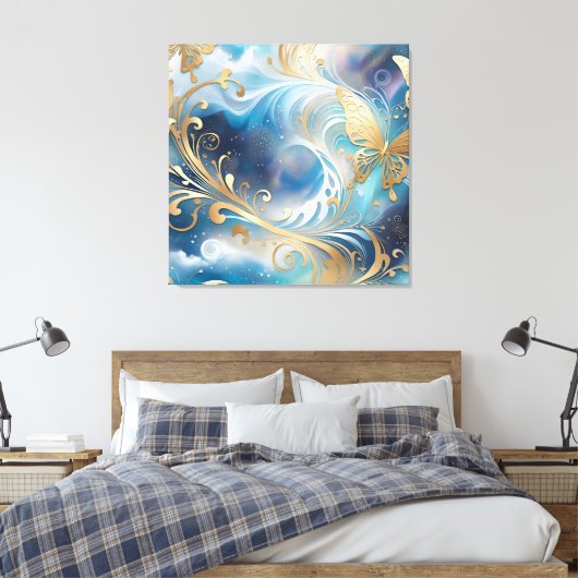 Fauna 1 - 001 canvas afdruk (Insitu (Slaapkamer))