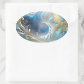 Fauna 1 - 001 ovale sticker (Tas)