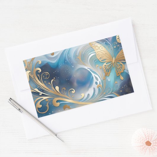 Fauna 1 - 001 rechthoekige sticker (Envelop)