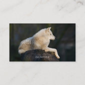 Fauna - Arctic Wolf Visitekaartje (Achterkant)