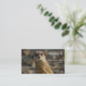Fauna - Visitekaartje Meerkat (Staand voorkant)