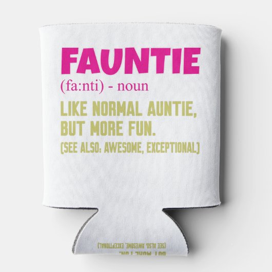 Fauntie Auntie Blikjeskoeler (Achterkant)