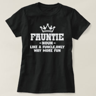 Fauntie Definition Funny Grandma Moederdag Gift T-shirt
