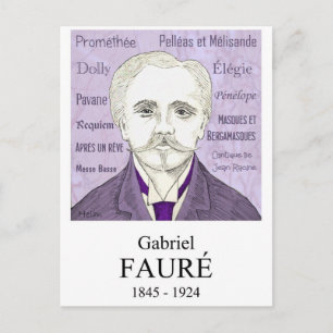 Fauré Briefkaart
