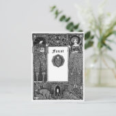 Faust 001 briefkaart (Staand voorkant)