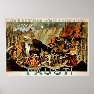 Faust 1887 - Poster theater