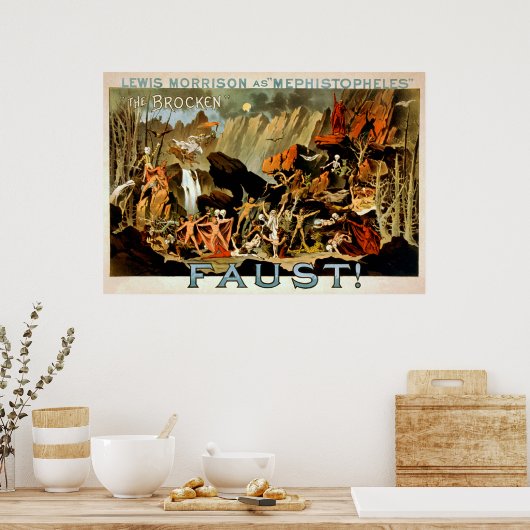 Faust 1887 - Poster theater (Keuken)