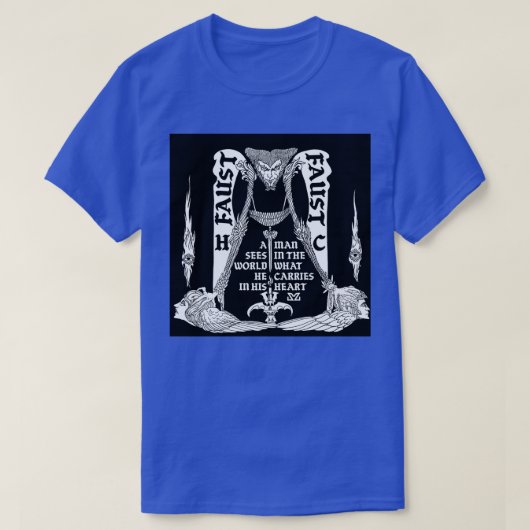 Faust by Goethe T-shirt (Design voorkant)