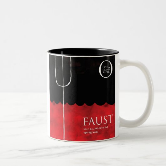 Faust Coffee-Mok Tweekleurige Koffiemok (Rechts)