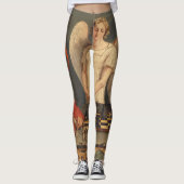 Faust en Mephistopheles die kaas afspelen Leggings (Voorkant)