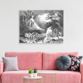 Faust en Mephistopheles van de heksen Canvas Afdruk (Insitu (Woonkamer))