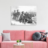 Faust en Wagner in gesprek Canvas Afdruk (Insitu (Woonkamer))