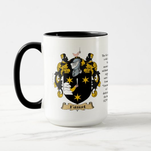 Faust Family Coat of Arms Mok (Links)