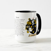 Faust Family Coat of Arms Mok (Voorkant rechts)