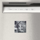 Faust in zijn studie, van Goethe's Faust, 1828. Magneet (Insitu (Vaatwasser))