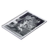 Faust in zijn studie, van Goethe's Faust, 1828. Notitieboek (Linkerzijde)