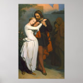 Faust & Marguerite In De Tuin door A. Scheffer Poster (Voorkant)