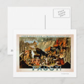 Faust Musical Theater Poster Briefkaart (Voorkant / Achterkant)