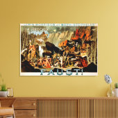 Faust Musical Theater Poster Canvas Afdruk (Insitu (Woonkamer))