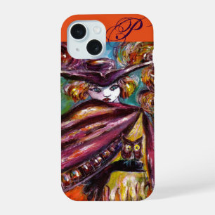 FAUST / Mysterieus Masker ,Driehoekige Hoed en Uil iPhone 15 Case