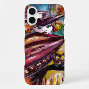 FAUST / Mysterieus masker met driekantige hoed en iPhone 16 Plus Hoesje