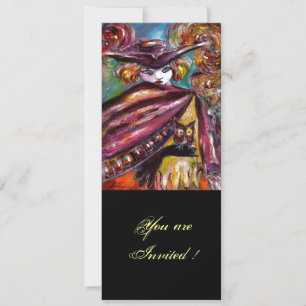 FAUST/mysterieus masker met Tricorn Costume Party Kaart