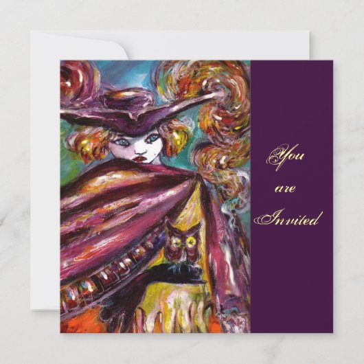 FAUST/mysterieus masker met Tricorn Costume Party Kaart (Voorkant)