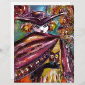 FAUST/mysterieus masker met Tricorn en Owl (Voorkant / Achterkant)