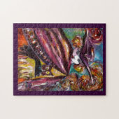 FAUST/mysterieus masker met Tricorn en Owl Legpuzzel (Horizontaal)